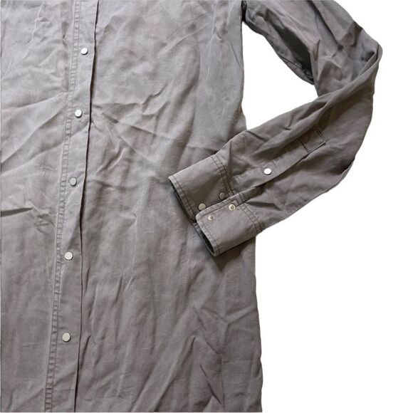 T by Alexander Wang Button Down Shirt Dress Long Sleeve - Picture 4 of 6